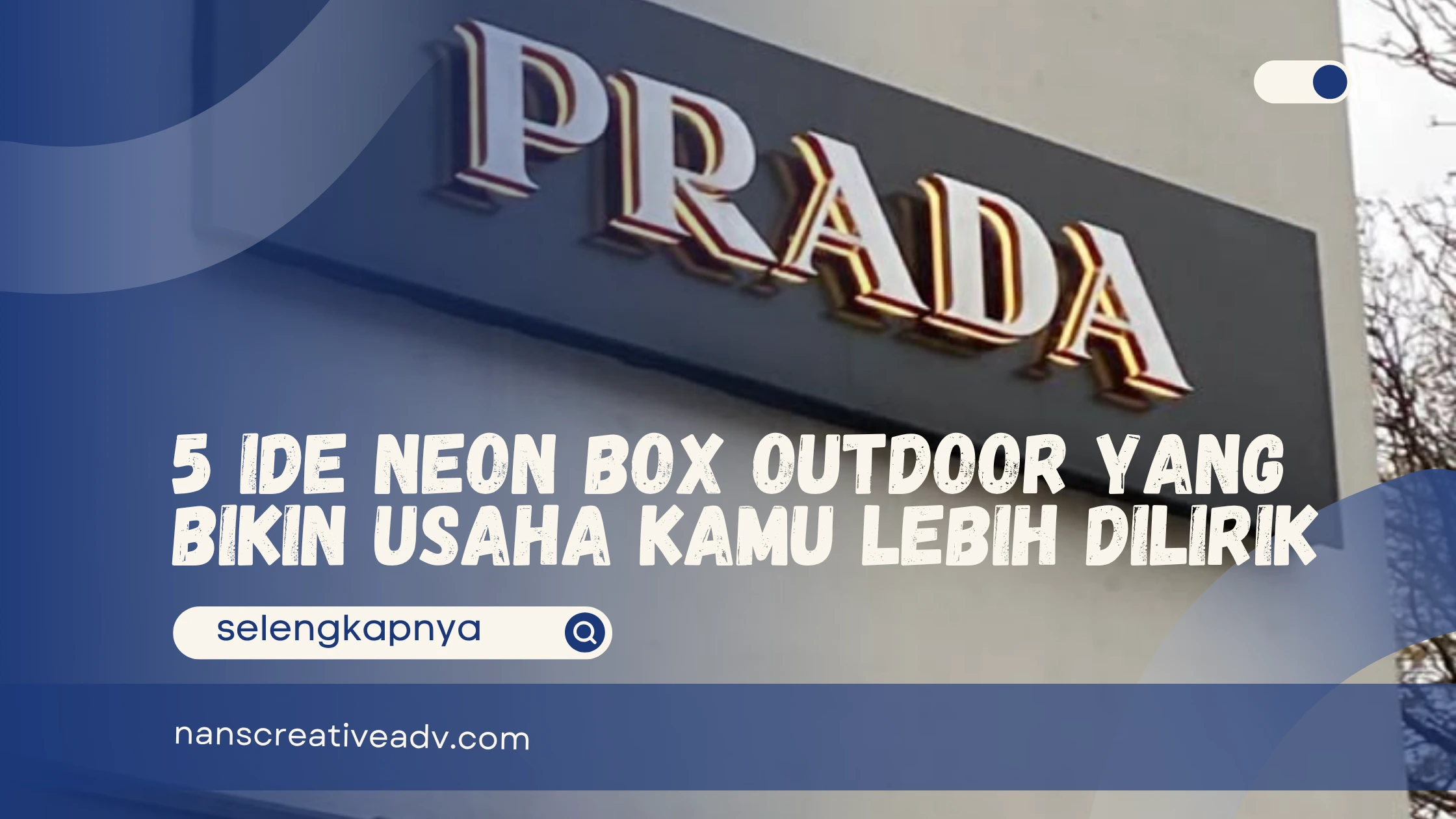 Neon Box Outdoor