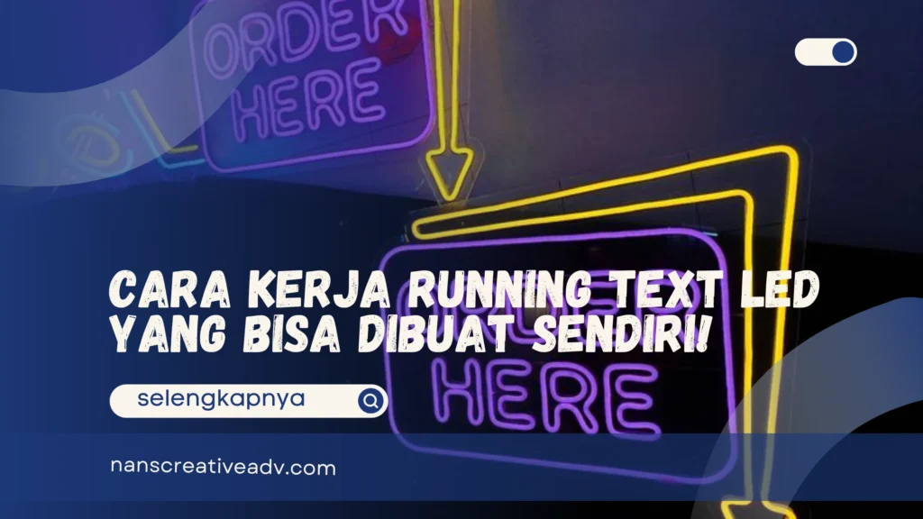 Cara Kerja Running Text