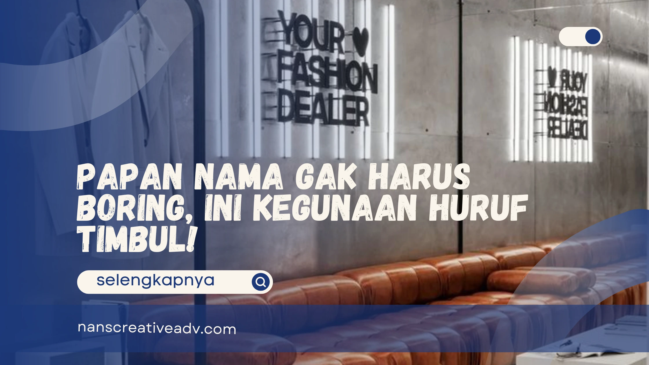 kegunaan Huruf Timbul!