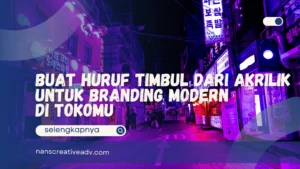 Huruf Timbul dari Akrilik