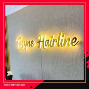 Huruf Timbul Kudus Akrilik LED Tampil Beda, Tarik Perhatian Pelanggan