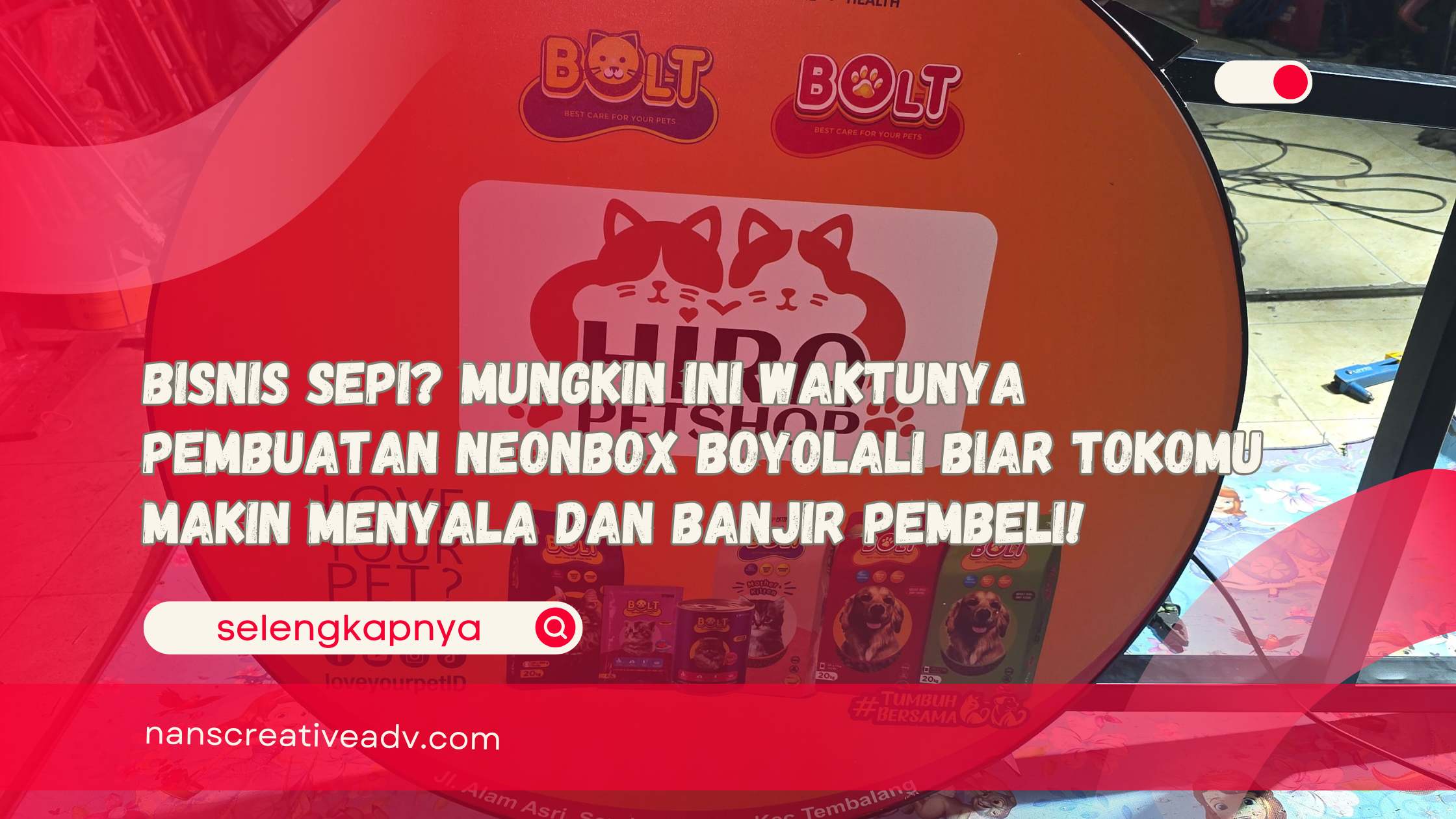 Bisnis Sepi Mungkin Ini Waktunya Pembuatan Neonbox Boyolali Biar Tokomu Makin Menyala dan Banjir Pembeli!