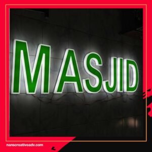 Jangan Asal Murah! Pilih Papan Nama Masjid Neon Box Akrilik LED yang Hemat Listrik Tapi Super Terang